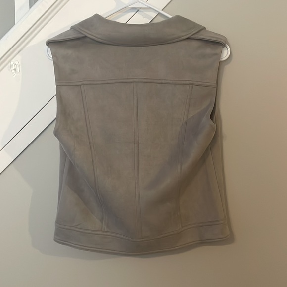 Philosophy Vegan Suede Moto Vest - Picture 6 of 7